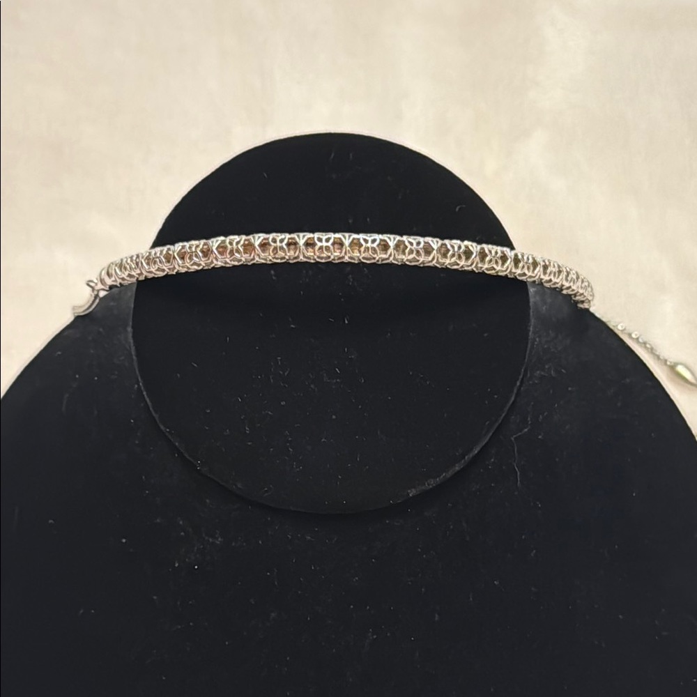 Kendra Scott Silver Adjustable Chocker Necklace - Picture 4 of 6